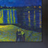 Starry Night Over the Rhone with New Age Black Frame, 28.75" x 40.75"