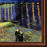 Starry Night Over The Rhone with Verona Cafe Frame, 40" x 52"