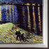 Starry Night Over the Rhone with Magnesium Silver Frame, 35.25" x 45.25"