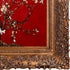 Branches of an Almond Tree in Blossom, Ruby Red with Burgeon Gold Frame, 29.5" x 33.5"