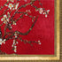 Branches of an Almond Tree in Blossom, Ruby Red with Verona Gold Braid Frame, 34.75" x 44.75"