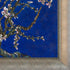 Branches of an Almond Tree in Blossom, Sapphire Blue with Champage Scoop with Swirl Lip Frame, 25" x 29"