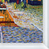 Cafe Terrace at Night with Moderne Blanc Frame, 18.75" x 22.75"