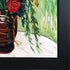 Vase with Daisies and Poppies with New Age Black Frame, 20.75" x 24.75"