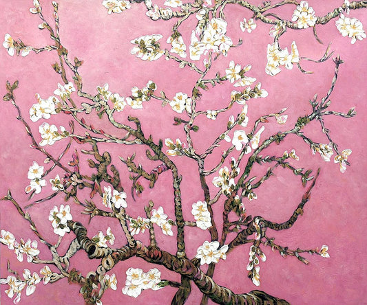 Branches of an Almond Tree in Blossom, Pearl Pink