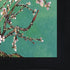 Branches of an Almond Tree in Blossom, Jade with New Age Black Frame, 24.75" x 28.75"