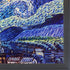 Starry Night with Galerie Black, 34" x 44"