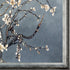 Branches of an Almond Tree in Blossom, Pearl Grey with Athenian Distressed Silver Frame, 41" x 53"