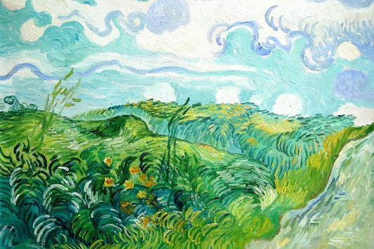 Green Wheat Fields, Auvers