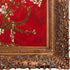 Branches of an Almond Tree in Blossom, Ruby Red (Luxury Line) with Burgeon Gold Frame, 29.5" x 33.5"