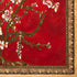 Branches of an Almond Tree in Blossom, Ruby Red (Luxury Line) with Versailles Gold Frame, 23.5" x 27.5"