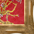 Branches of an Almond Tree in Blossom, Ruby Red (Luxury Line) with Victorian Gold Frame, 28" x 32"