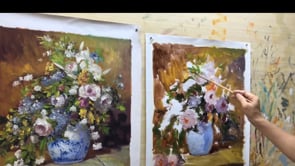 Bringing Renoir’s Masterpiece to Life: Handcrafted Grande Vase Di Fiori Reproduction